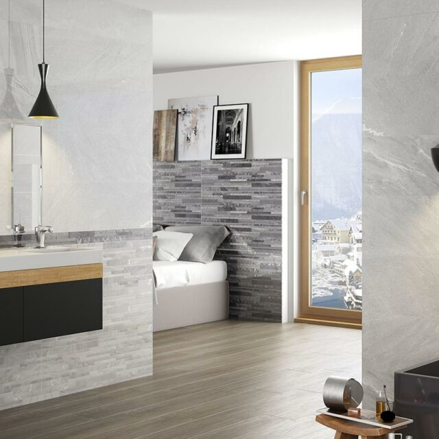 Bathroom Large format wall tile